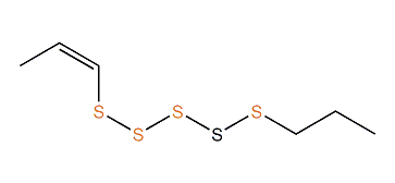 Propyl (Z)-1-propenyl pentasulfide